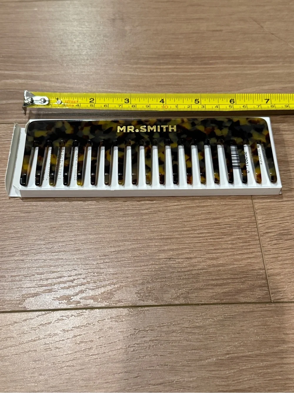MR SMITH Tortoise-Pattern Wide Tooth Comb in Brown and Black - New
